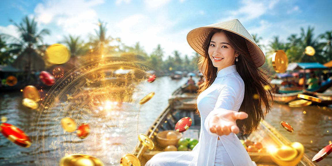 Người ăn mặc truyền thống chơi xổ số tại sòng bài miền Tây